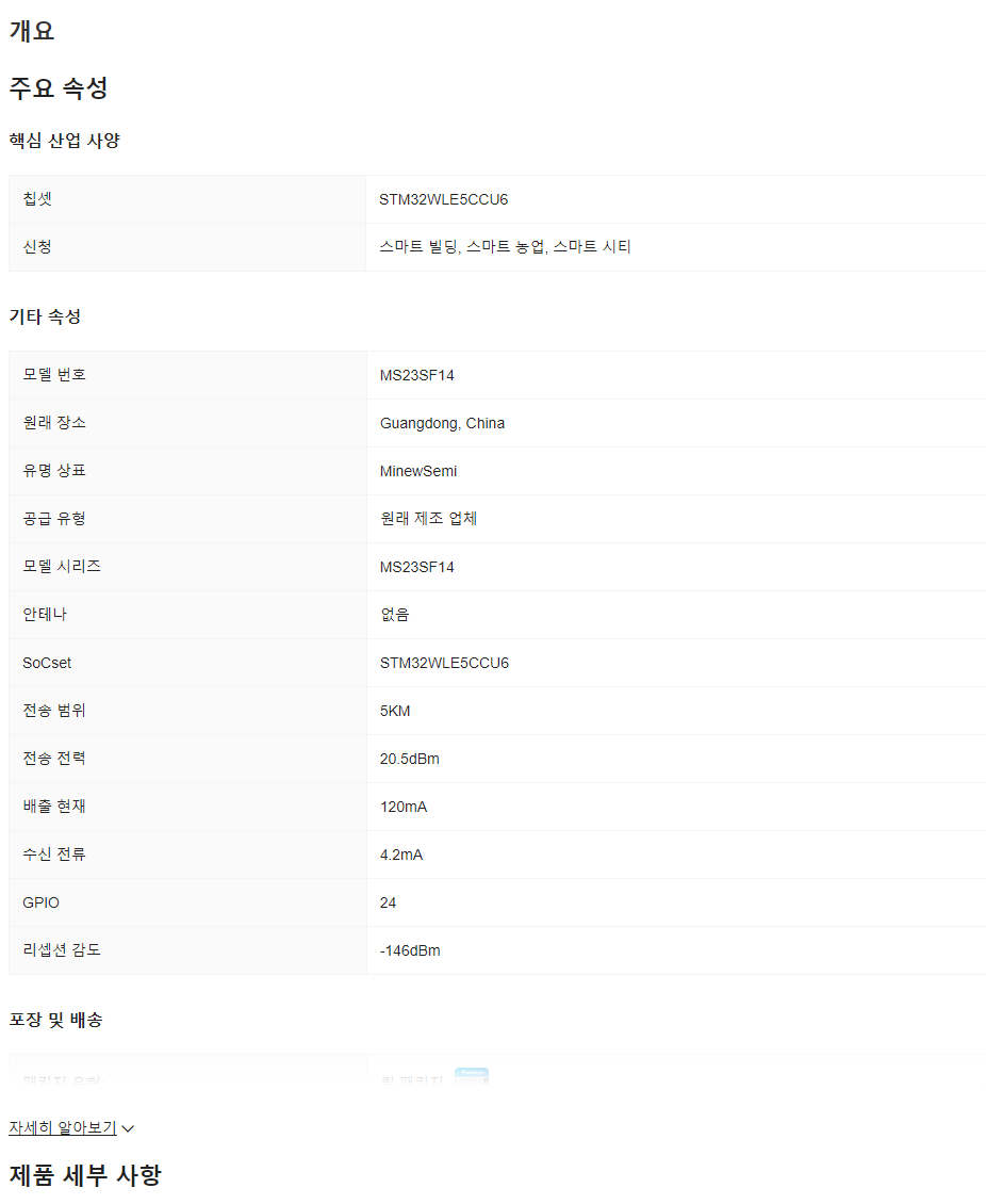 우수한 성과 LoRaWAN LoRa 무선 송수신기 RF 연결 단위 지원 GPIO24 Transimtion 5KM