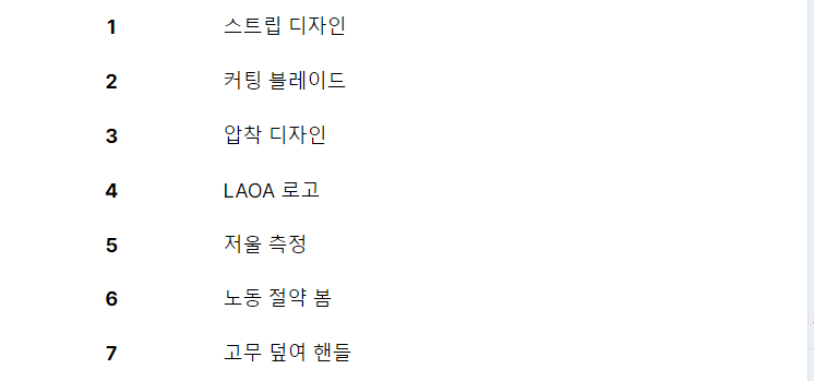 LAOA 그린 고무 손잡이 7 1 와이어 스트리퍼 와이어 커터 압착 펜치 5 사양