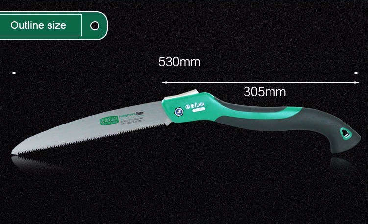 LAOA 인기있는 휴대용 가지 치기 접는 톱 250mm 블레이드, 손 톱 gadernning