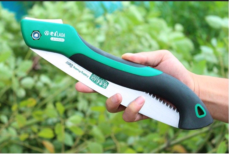 LAOA 인기있는 휴대용 가지 치기 접는 톱 250mm 블레이드, 손 톱 gadernning