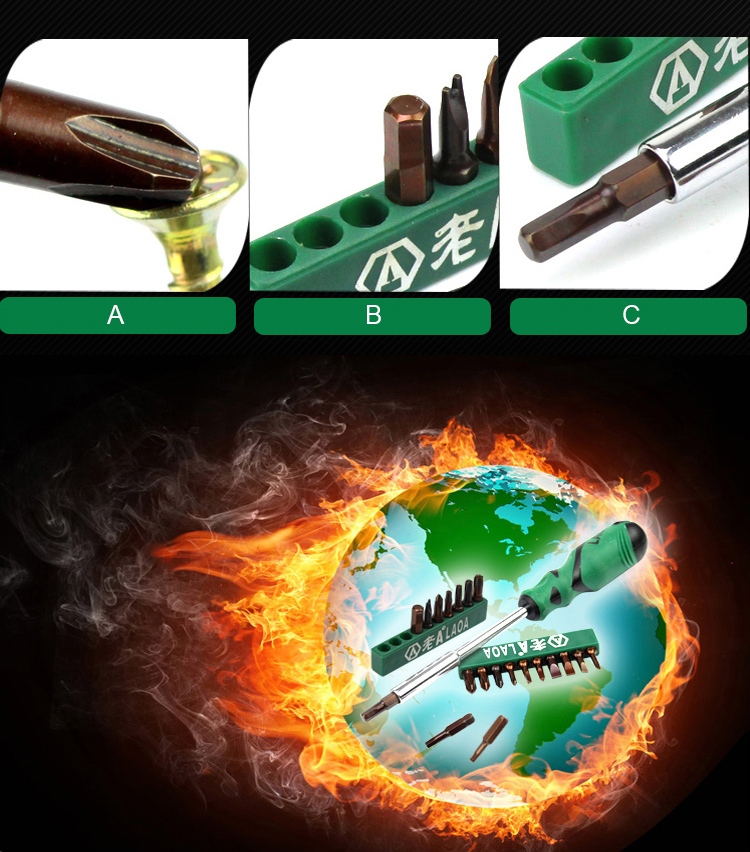 LAOA Multi Functional 20 in 1 mini screwdriver bit
