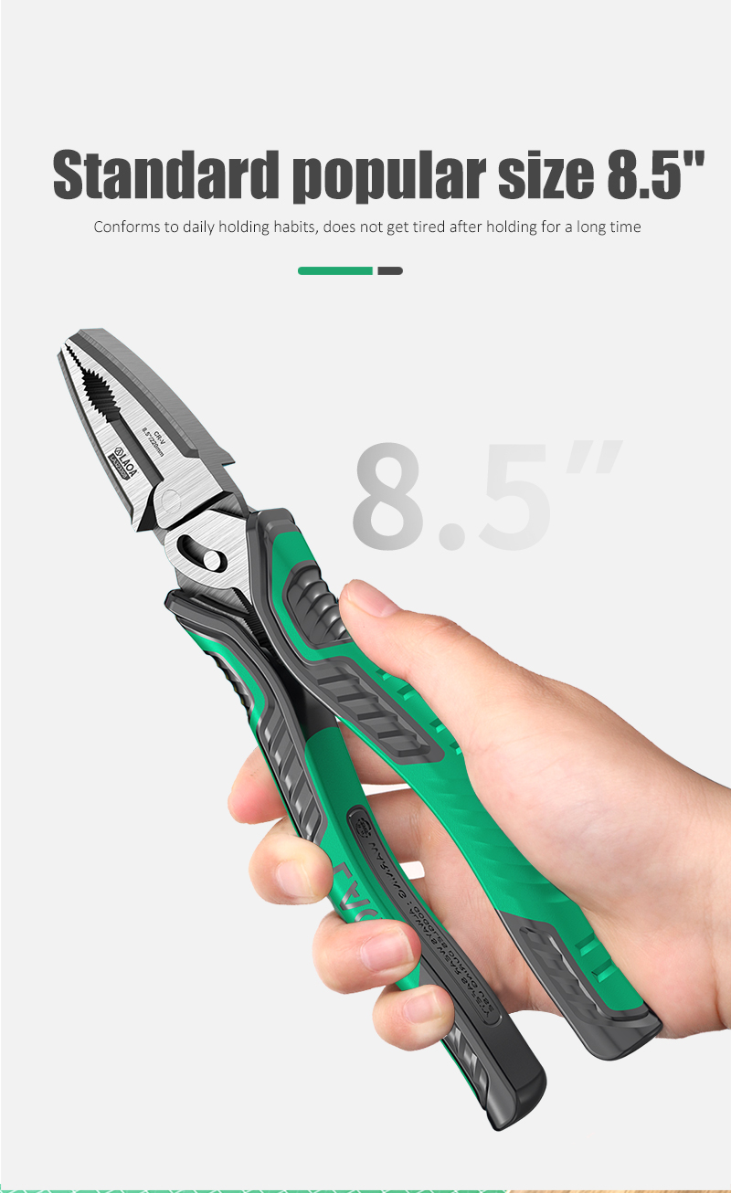 LAOA 편심 스틸 와이어 플라이어 전기 기사의 이중 축 가정용 노동 절약 공구 플라이어