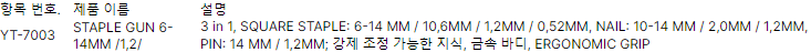 YATO 물림쇠 총 6-14MM /1,2/ SQUARE 물림쇠 충격 힘 조정가능한 손잡이 YT-7003