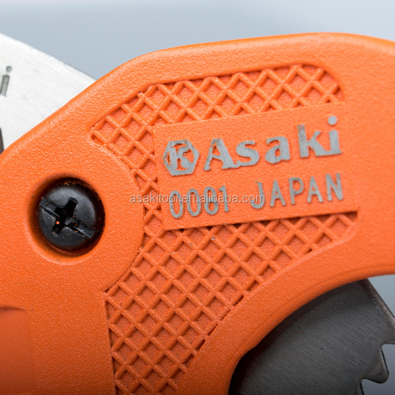 Asaki 직경 42MM 플라스틱 파이프 커터 PVC 손 도구