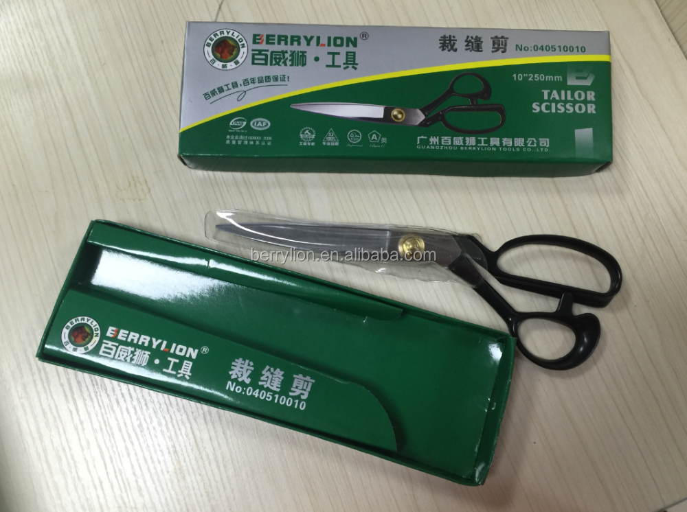 Berrylion 10 "/12" 전문 바느질 가위 재단사 가위