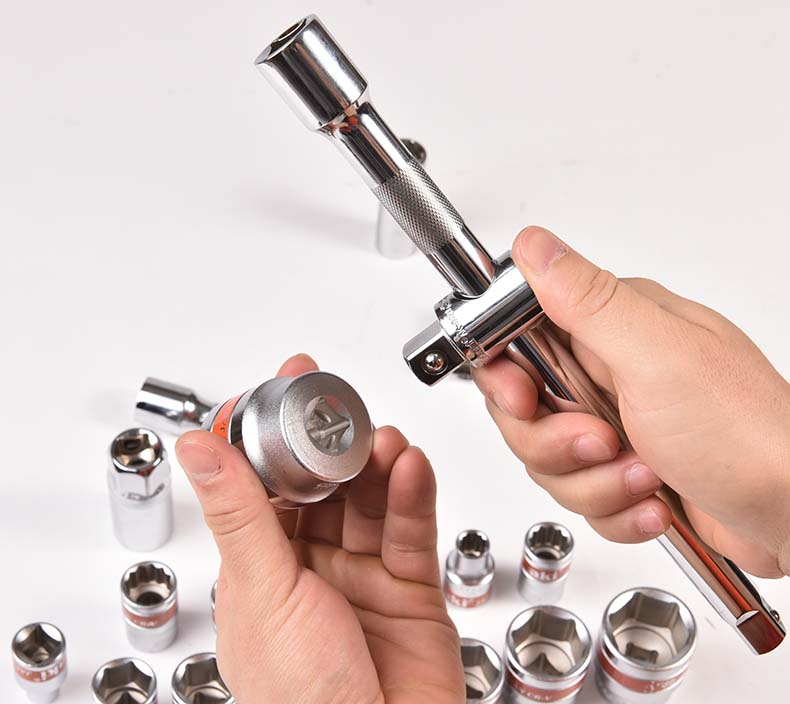 Asaki 2019 Best 잘 팔리는 Socket 렌치 손 tool set 32 pcs 1/2 "DR