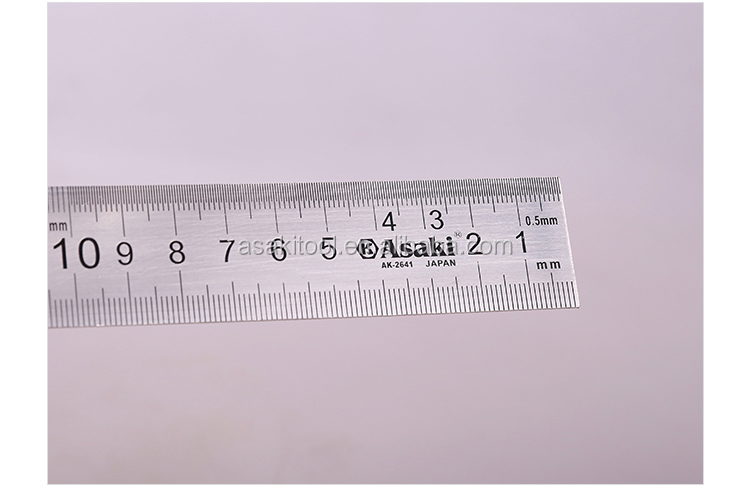 AK-2641 천사 L 스틸 스퀘어 눈금자 각도 눈금자 측정 도구