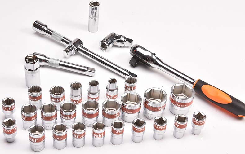 Asaki 2019 Best 잘 팔리는 Socket 렌치 손 tool set 32 pcs 1/2 "DR