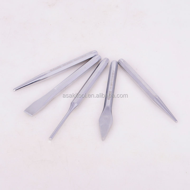 AK-9626 플라스틱 클립 5 PCS 펀치 치즐 세트