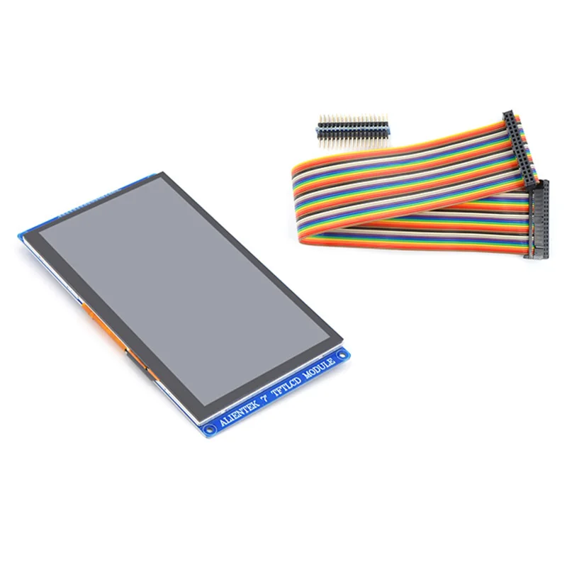 MCU TFT LCD 터치 디스플레이 모듈 아두이노용 정전식 터치 스크린 모니터 800x480 해상도 ESP32 HDMI 7 인치 V2 [ALIENTEK-26]