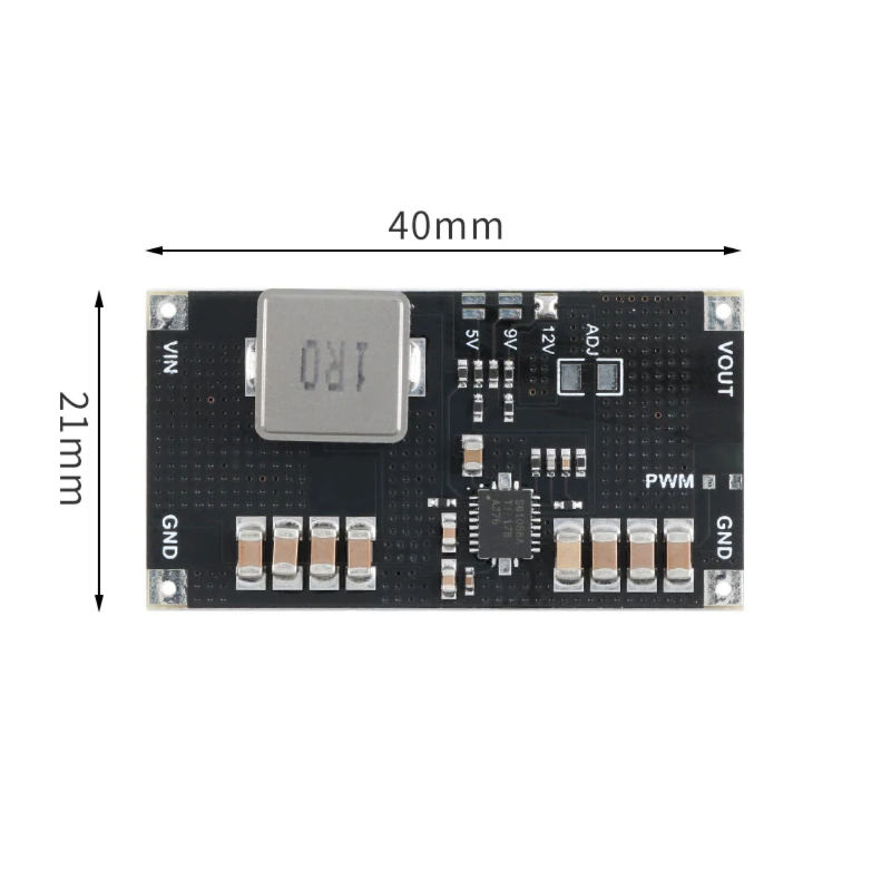 TPS61088 DC 고전력 리튬 배터리 스텝 업 부스트 보드 전원 공급 장치 모듈 12V 10A 1MHz 스위치 주파수 PCB [ZTA179-046]