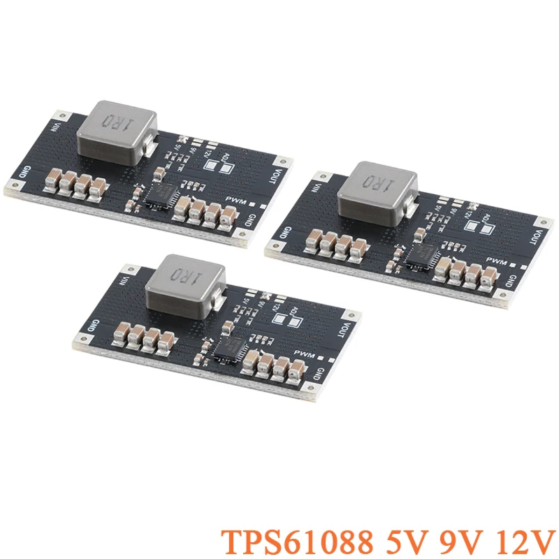 TPS61088 DC 고전력 리튬 배터리 스텝 업 부스트 보드 전원 공급 장치 모듈 9V 10A 1MHz 스위치 주파수 PCB [ZTA179-045]