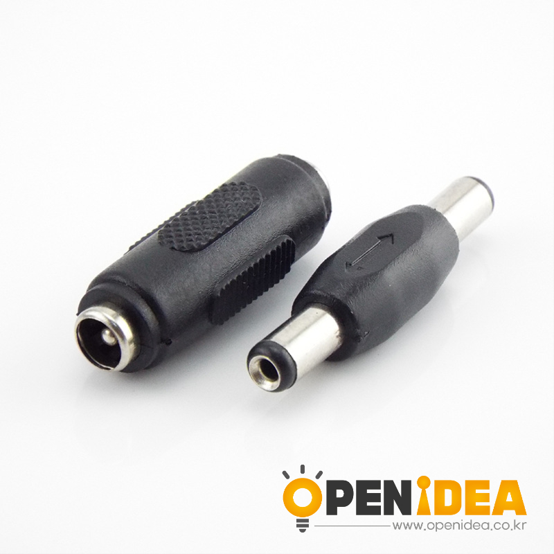 암수/암수 듀얼 수 DC5.5 * 2.1mm 스트레이트 스루 커넥터가 있는 DC12 V 전원 어댑터 [ZCH008-009]