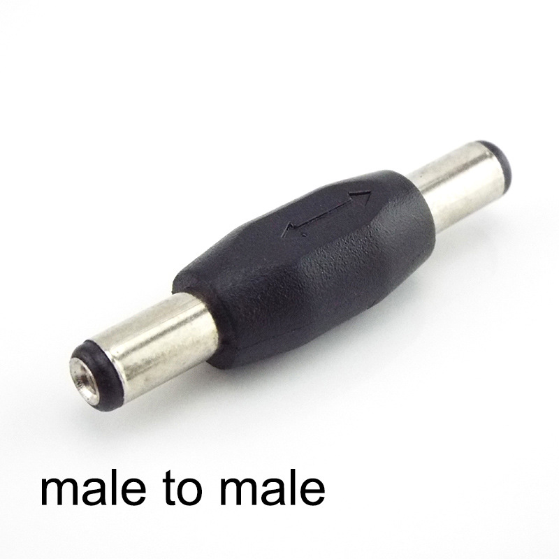암수/암수 듀얼 수 DC5.5 * 2.1mm 스트레이트 스루 커넥터가 있는 DC12 V 전원 어댑터 [ZCH008-009]