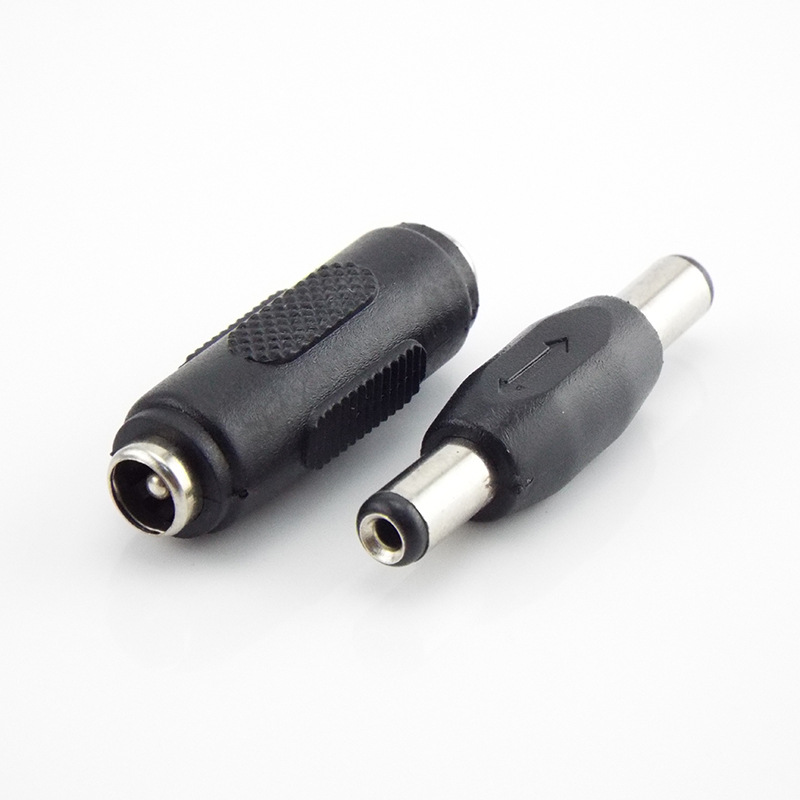 암수/암수 듀얼 수 DC5.5 * 2.1mm 스트레이트 스루 커넥터가 있는 DC12 V 전원 어댑터