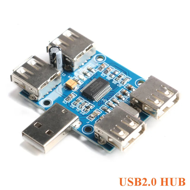 DC 5V USB 허브 USB2.0 허브 집중 장치 USB 확장 보드 모듈 4 USB 확장 인터페이스 4 포트 컨트롤러 [ZTX101-003]