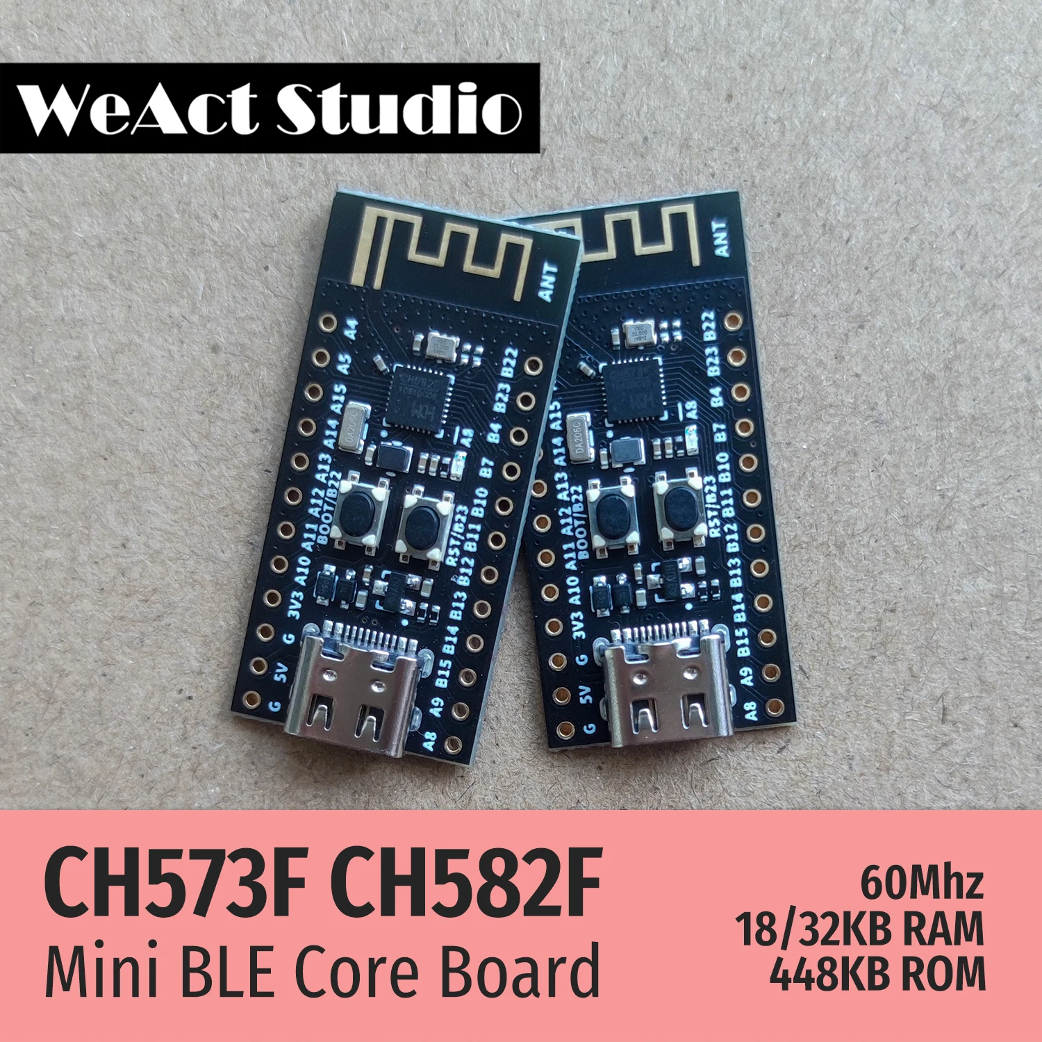 CH573F CH582F 코어 보드 WCH BLE 4.2 5.0 RISC-V [WeAct Studio-059]
