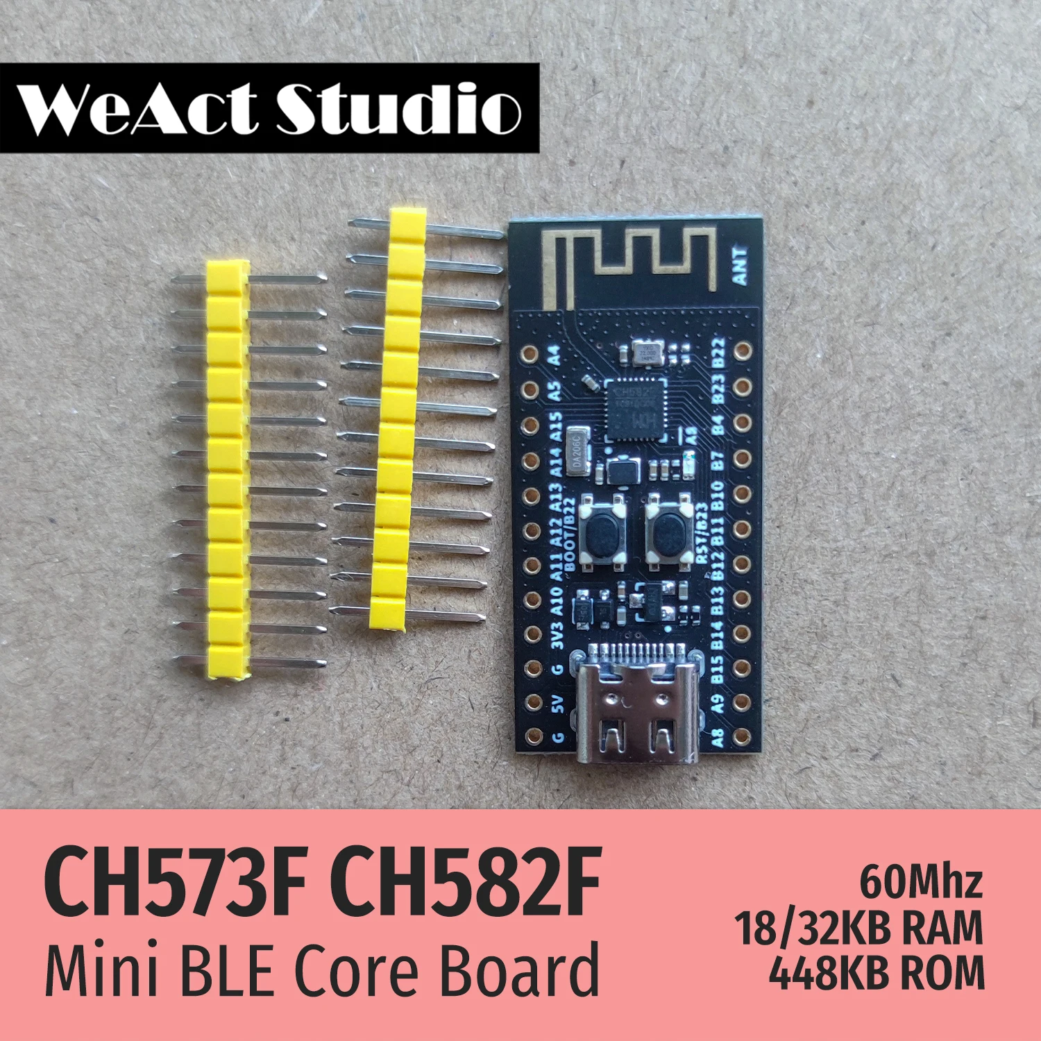 CH573F CH582F 코어 보드 WCH BLE 4.2 5.0 RISC-V [WeAct Studio-059]