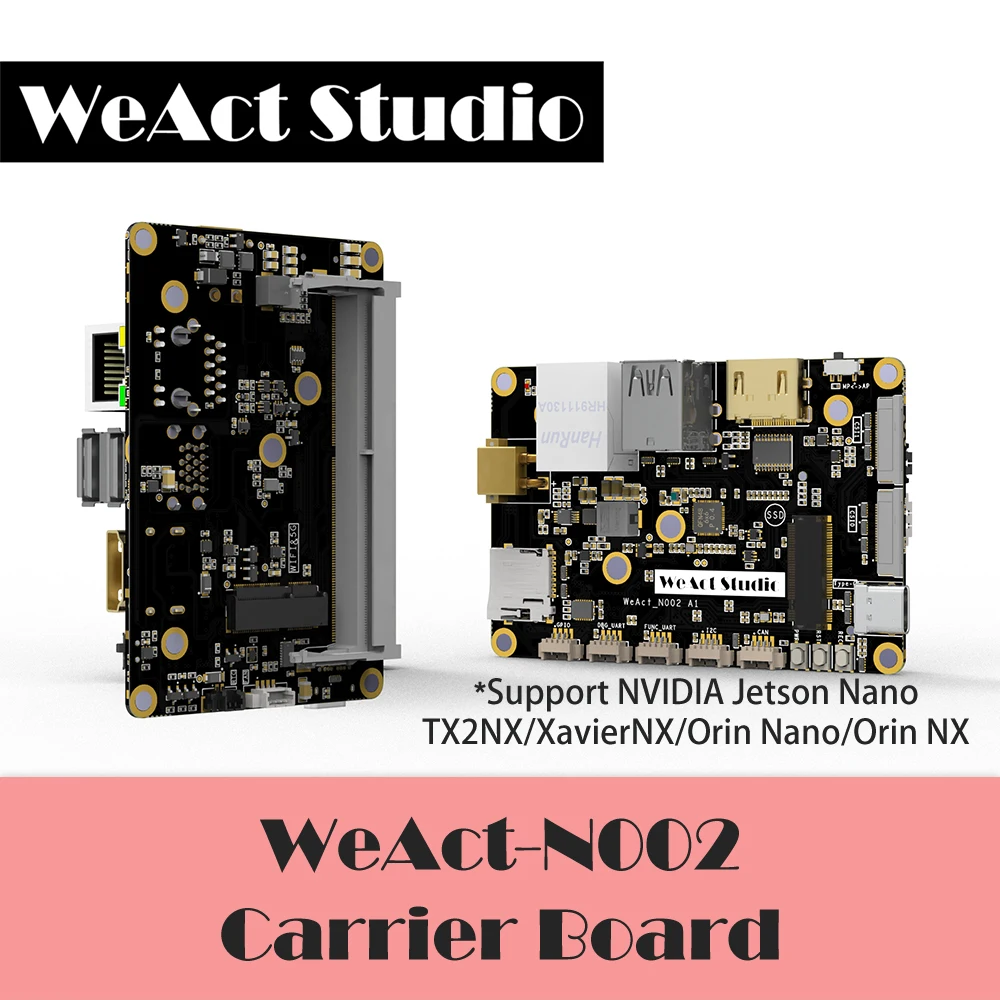 NVIDIA Jetson Nano TX2 Xavier NX Orin 캐리어 보드 마더보드 로봇 UAV [WeAct Studio-056]