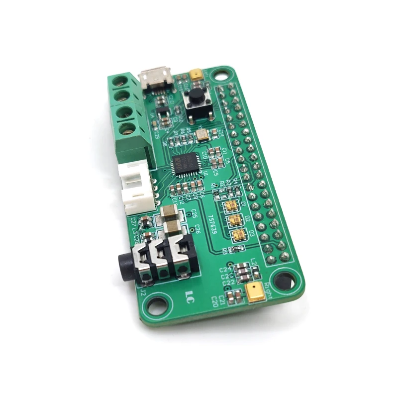 라즈베리 파이 WM8960 오디오 디코딩 모듈 지능형 음성 인식 듀얼 마이크 스마트 스피커 DIY [LCTECH-19]