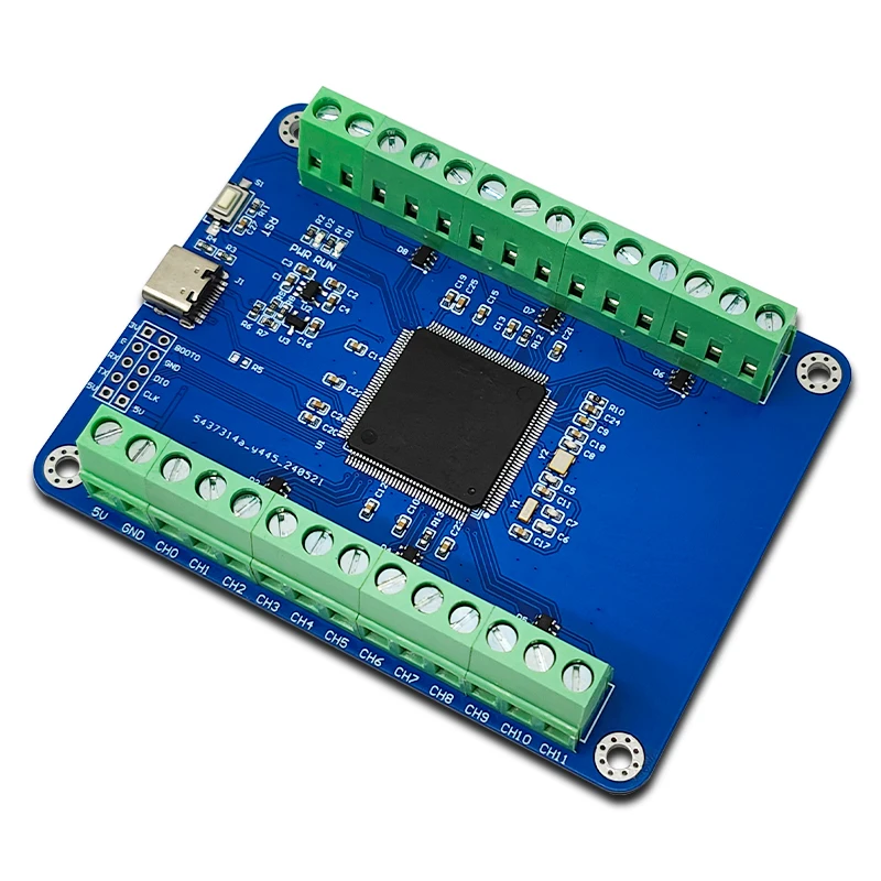 STM32F407ZET6 24채널 12비트 AD 샘플링 모듈 데이터 수집 Type_C 인터페이스 [LCTECH-44]