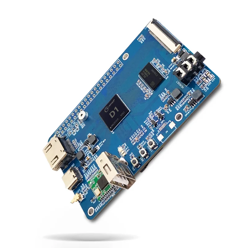 LCPI 올위너 D1 D1S 개발 보드 64 비트 RISC-V 리눅스 SBC 지원 티나 데비안 시스템 [LCTECH-22]