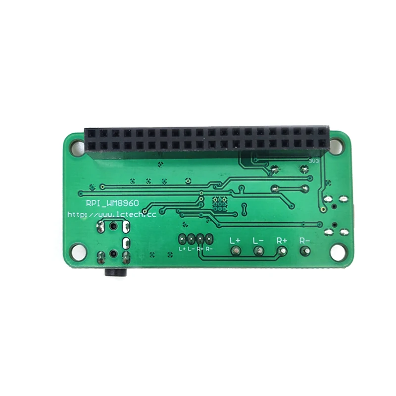 라즈베리 파이 WM8960 오디오 디코딩 모듈 지능형 음성 인식 듀얼 마이크 스마트 스피커 DIY [LCTECH-19]