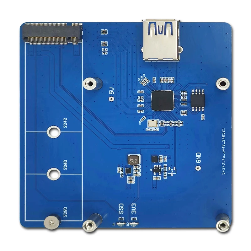 Raspberry Pi 4B M.2 PCIe SSD Solid State Drive Expansion Board [LCTECH-14]