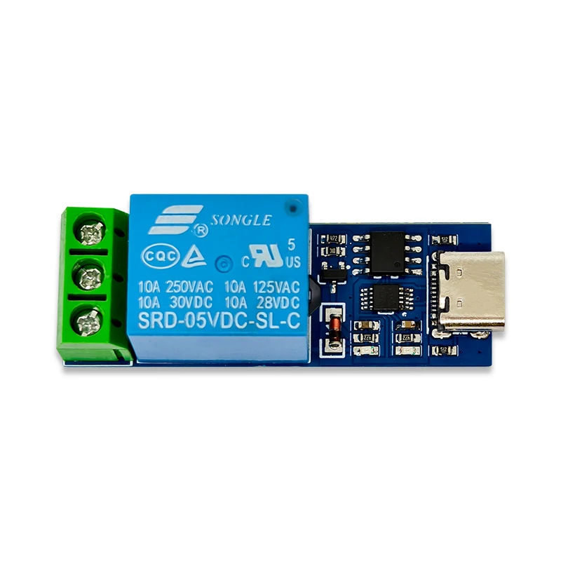TYPE-C 버전 LCUS-1 DC USB 릴레이 모듈 컴퓨터 직렬 포트 제어 스위치 [LCTECH-29]