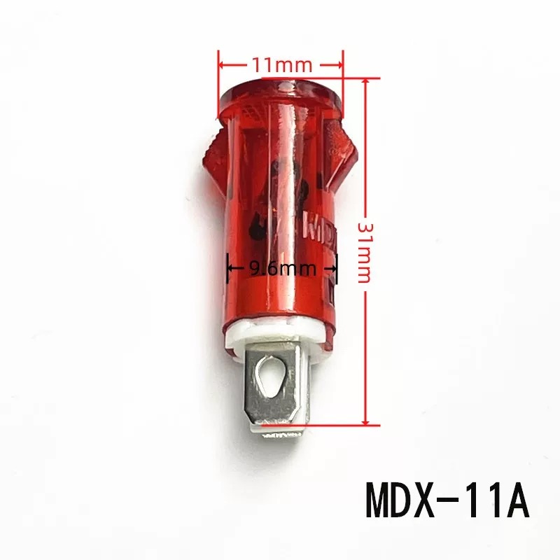 10pcs MDX-11A MDX-14A LED 표시등 220V 소독 캐비닛 온수기 전원 작동 내구성 및 효율적인 전력