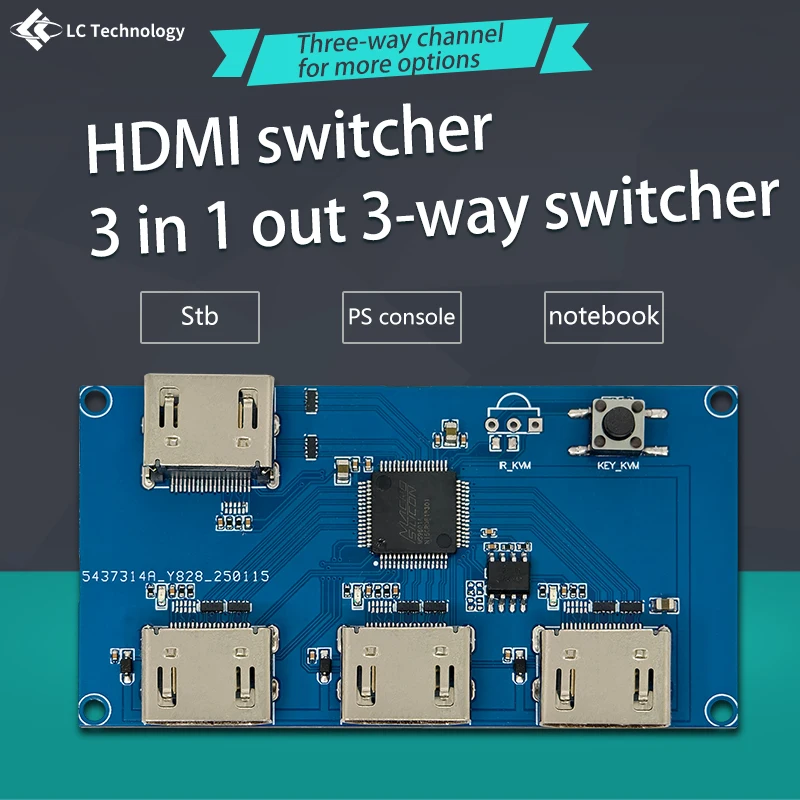MS9601A HDMI 스위처 3-In 1-Out 디스플레이 모듈 [LCTECH-37]