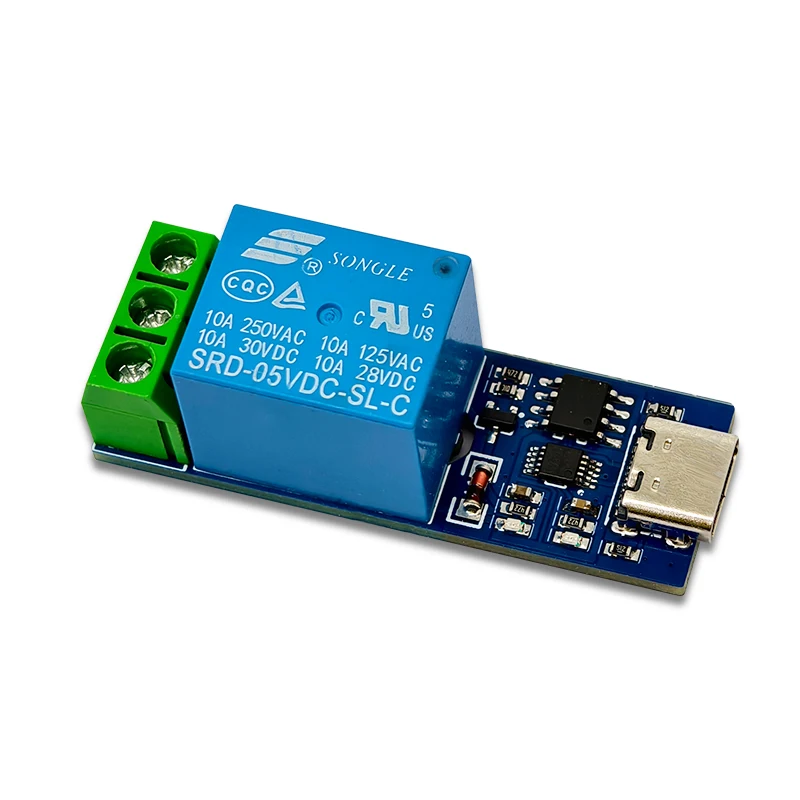 TYPE-C 버전 LCUS-1 DC USB 릴레이 모듈 컴퓨터 직렬 포트 제어 스위치 [LCTECH-29]