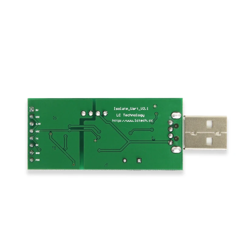 고속 아이솔레이션 USB TTL 시리얼 포트 전원 광커플링 3.3V 5V TTL 출력 모듈 [LCTECH-04]