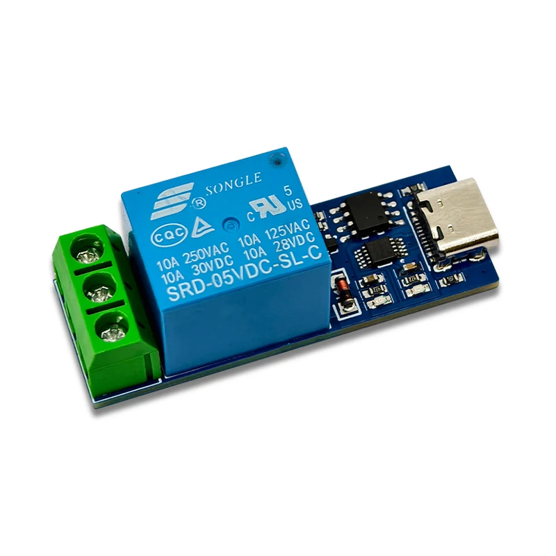 TYPE-C 버전 LCUS-1 DC USB 릴레이 모듈 컴퓨터 직렬 포트 제어 스위치 [LCTECH-29]