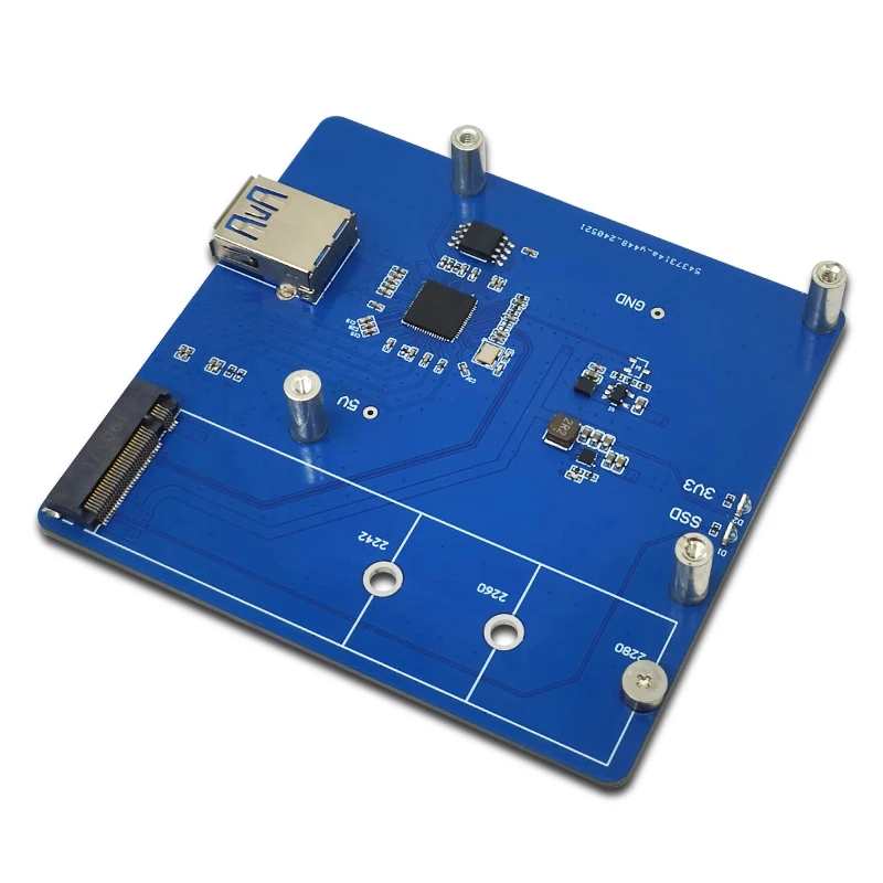 Raspberry Pi 4B M.2 PCIe SSD Solid State Drive Expansion Board [LCTECH-14]