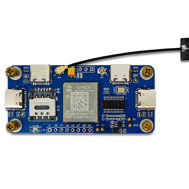 Raspberry Pi 제로 전용 4G HUB 허브 확장판 Air780e 커넥티드 모듈 4G CAT1 LTE 이더넷 [LCTECH-18]