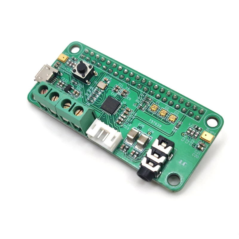 라즈베리 파이 WM8960 오디오 디코딩 모듈 지능형 음성 인식 듀얼 마이크 스마트 스피커 DIY [LCTECH-19]