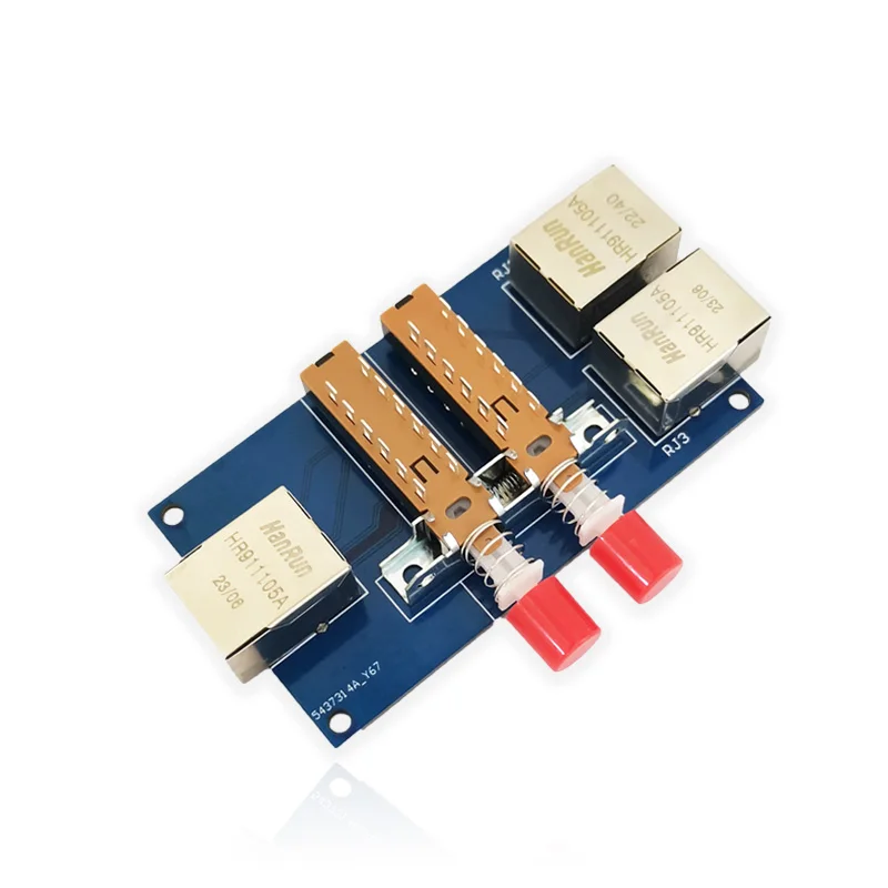 네트워크 포트 스위처 RJ45 2 포트 내부 및 외부 네트워크 스위치 네트워크 케이블, 광대역 2 in 1 out 분배기 [LCTECH-28]