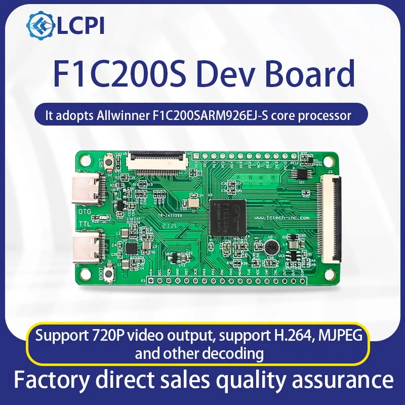LCPI 올위너 리눅스 오픈 소스 메이커 개발 보드 PK 라즈베리 파이 F1C200S [LCTECH-52]