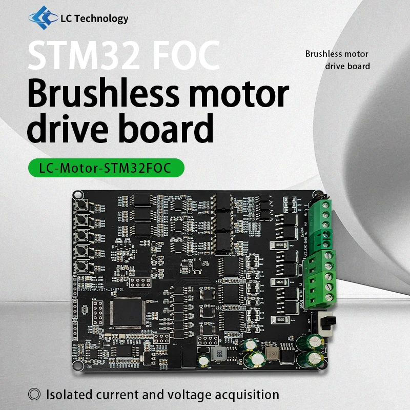 STM32F103VET6 FOC DC 브러시리스 모터 제어 드라이브 보드 전류 및 전압 절연 획득 [LCTECH-51]