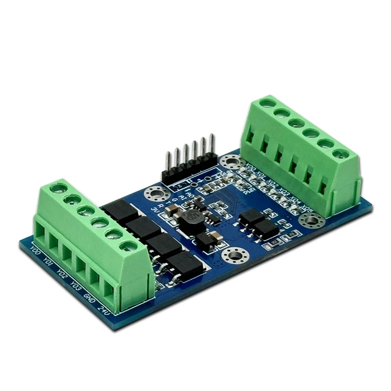 미쓰비시 FX3U 6 채널 입력 및 4 채널 트랜지스터 출력 호환 국내 심플 PLC 산업용 제어 보드 [LCTECH-53]