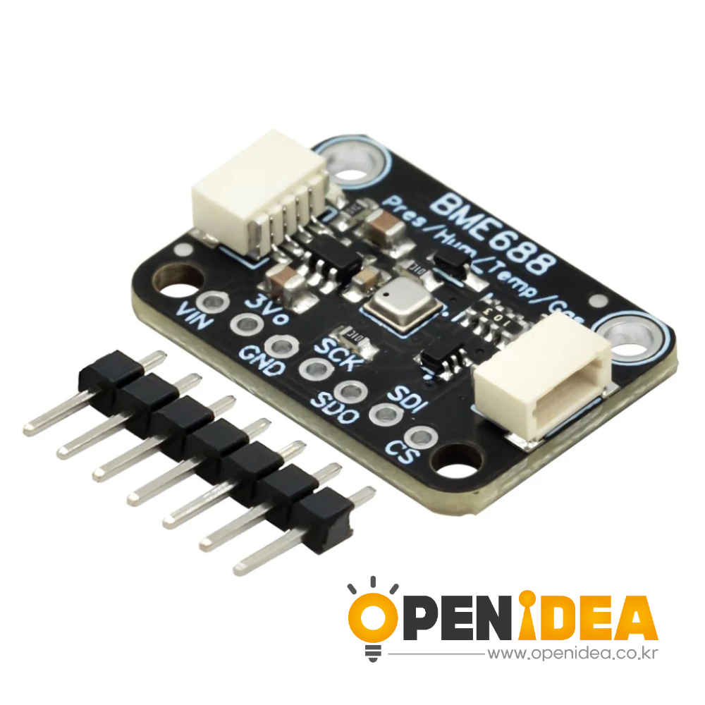 BME688 환경 센서 모듈 온도 습도 압력 가스 AI Smart I2C [ZTJ68-006]
