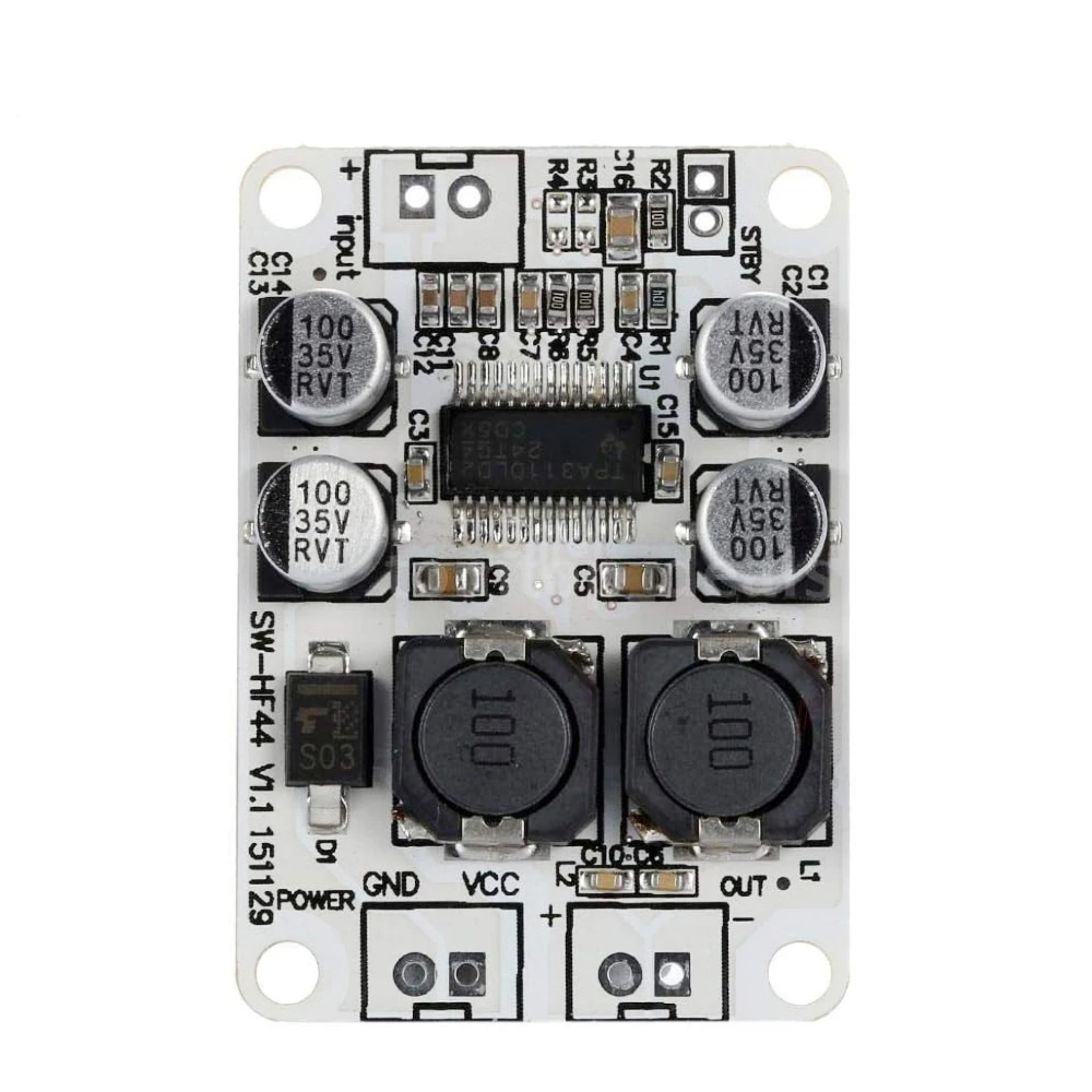 디지털 모노 앰프 모듈 보드 파워 앰프 TPA3110 PBTL DC 8-26V 30W [ZTP50-004]