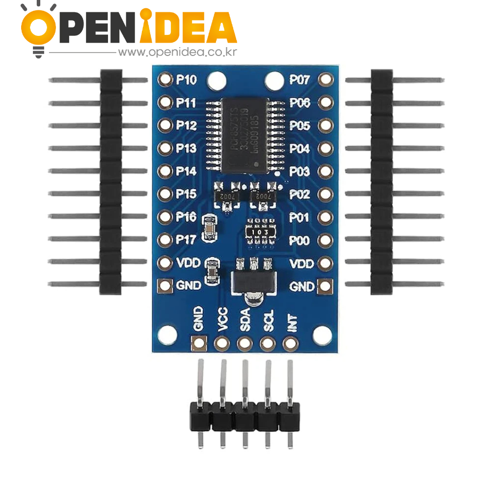 PCF8575 모듈 확장 IO 포트 확장 보드 PCF8575 확장 보드 I2C 통신 제어 16개 IO 포트 [ZTX101-007]