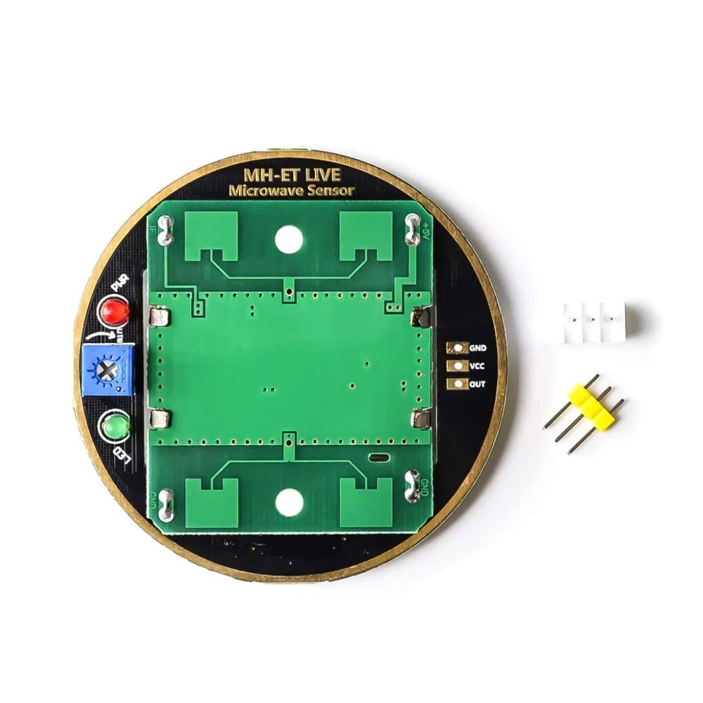MH-100X 마이크로파 레이더 감지 모듈 HB100 도플러 무선 스마트 검출기 10.525GHz [ZTF113-005]