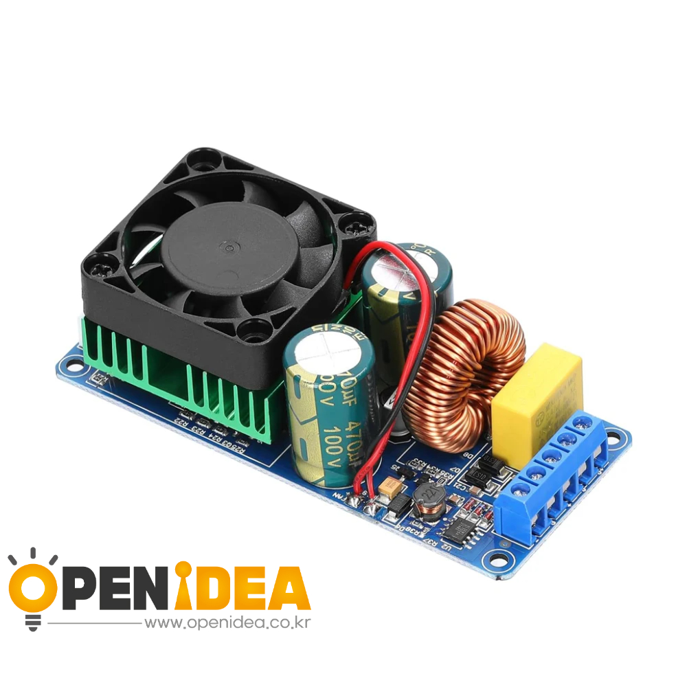 IRS2092S 고출력 500W D급 HIFI 디지털 파워보드 완제품 모노 초LM3886 [ZTP50-008]