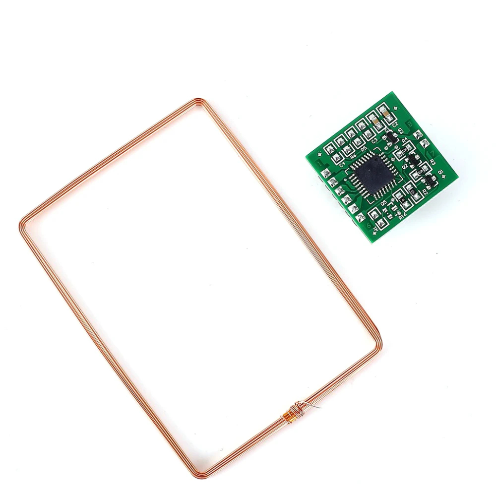 Rfid 무선 모듈 134.2 khz FDX-B em4305 리더 uart 비접촉식 컨트롤러 (안테나 포함) [ZTF113-008]