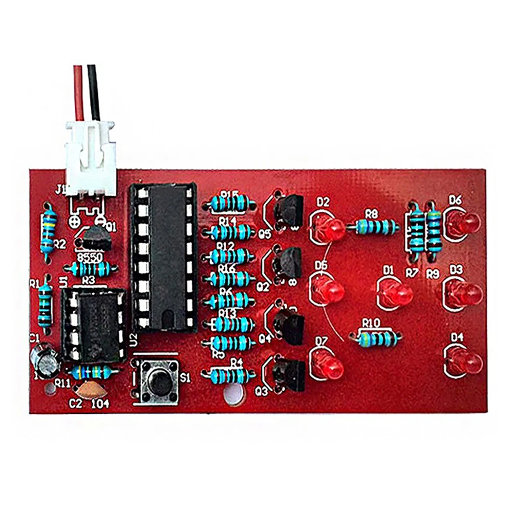 전자 주사위 DIY 납땜 키트 (LED 행운 주사위)-실습용 교재 부품 세트 TJ-56-40 [DIY-340]