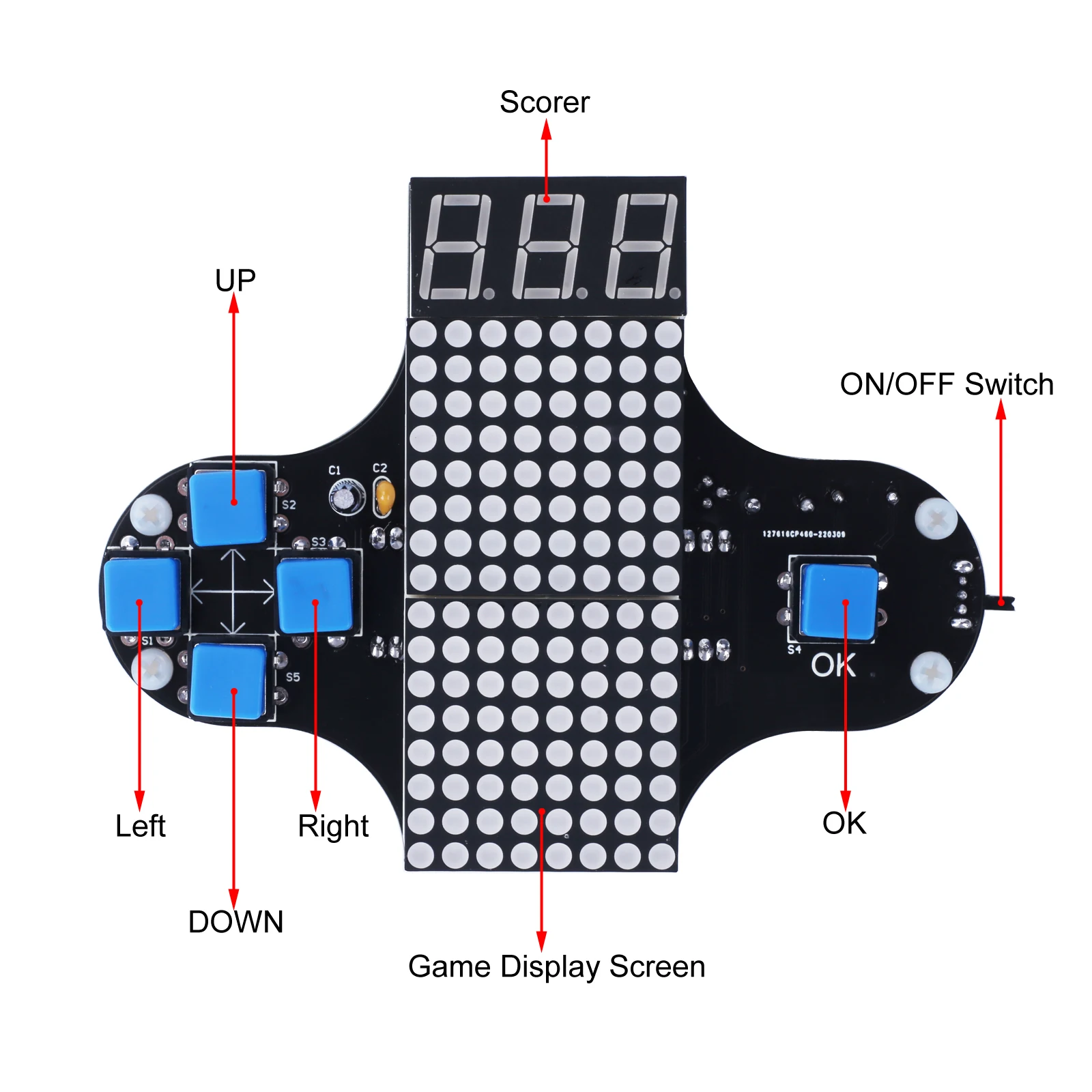DIY 전자 키트 4 클래식 게임 뱀 비행기 레이싱 납땜 프로젝트 연습 재미 있은 스위트 조정 가능한 디스플레이 밝기 [DIY-344]