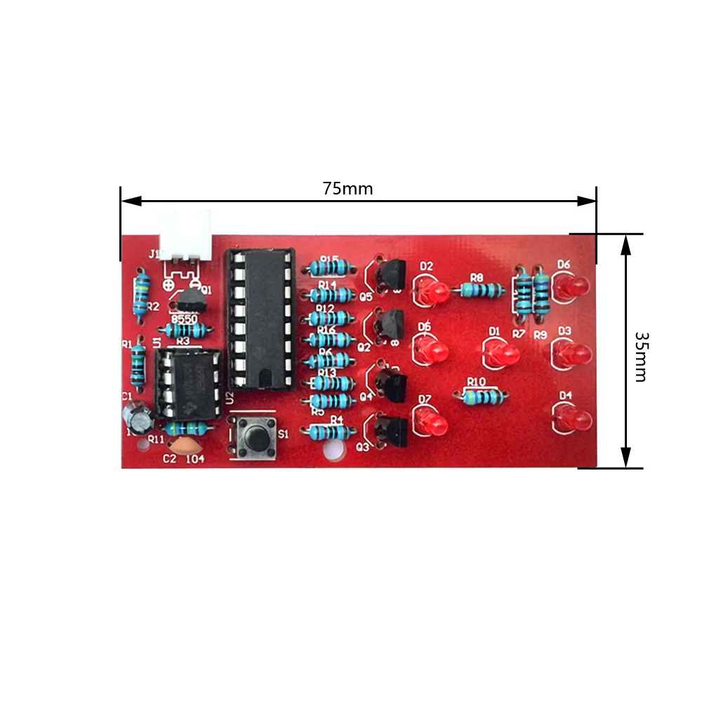 전자 주사위 DIY 납땜 키트 (LED 행운 주사위)-실습용 교재 부품 세트 TJ-56-40 [DIY-340]